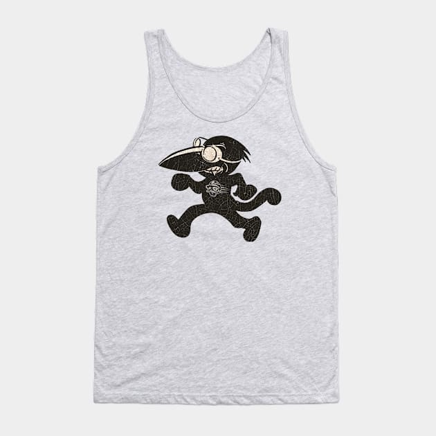 Racing Crow number 4 Tank Top by Midcenturydave